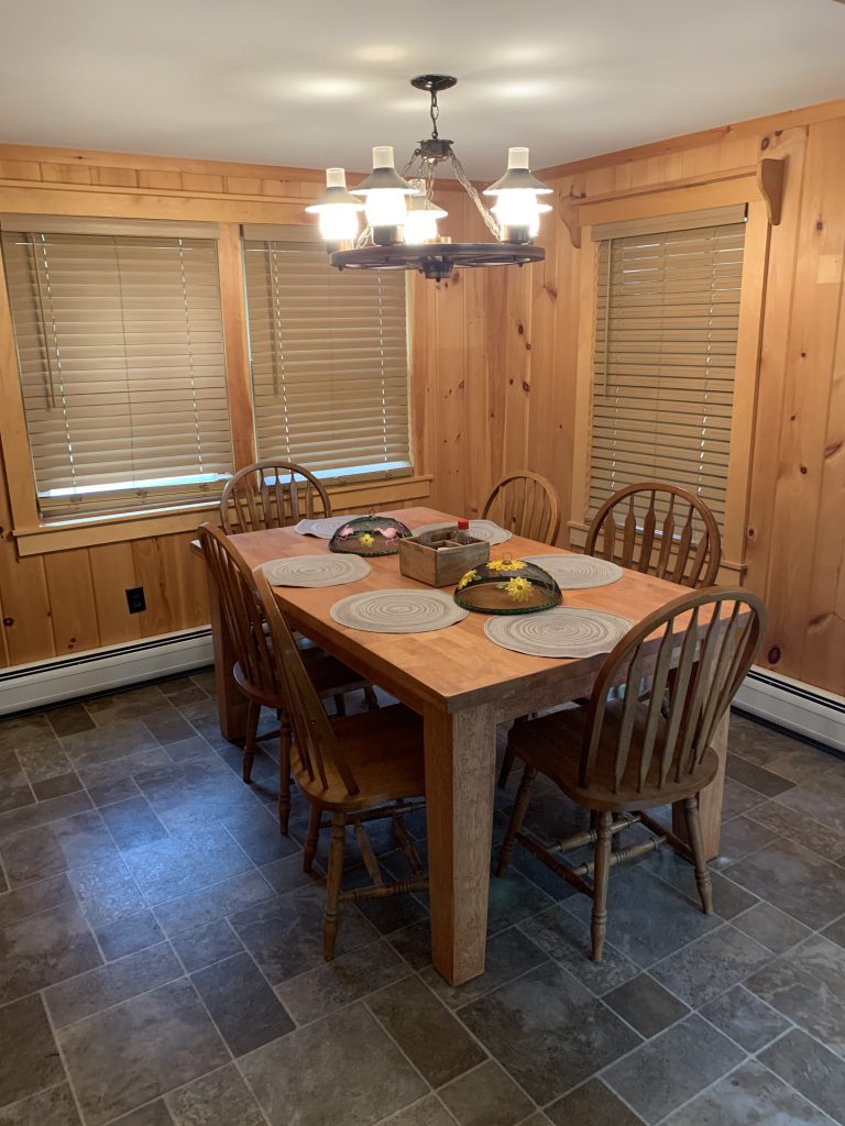 Our dining area, a place of gathering, savoring each flavor and cherishing every memory made.